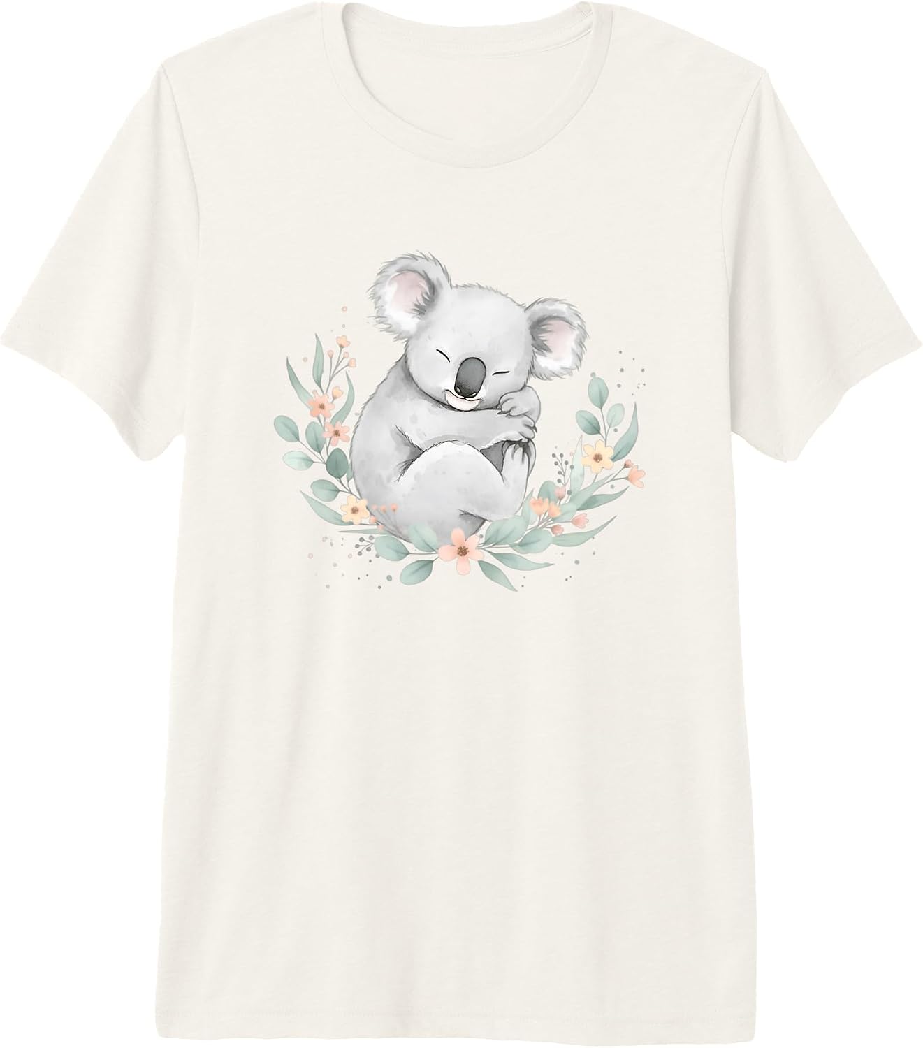 Cute Floral Sleeping Animals Kids Adults Designs
