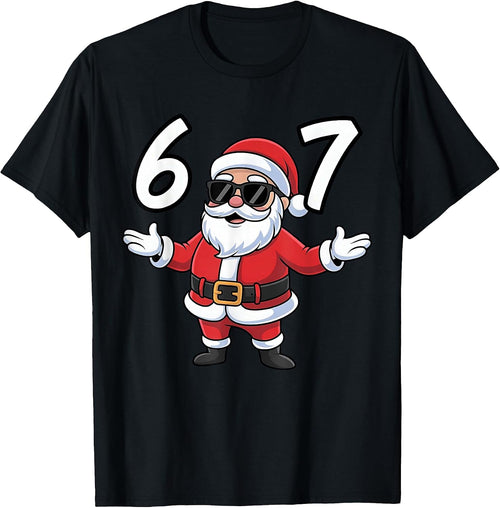 6 7 Santa Xmas Christmas t -shir t