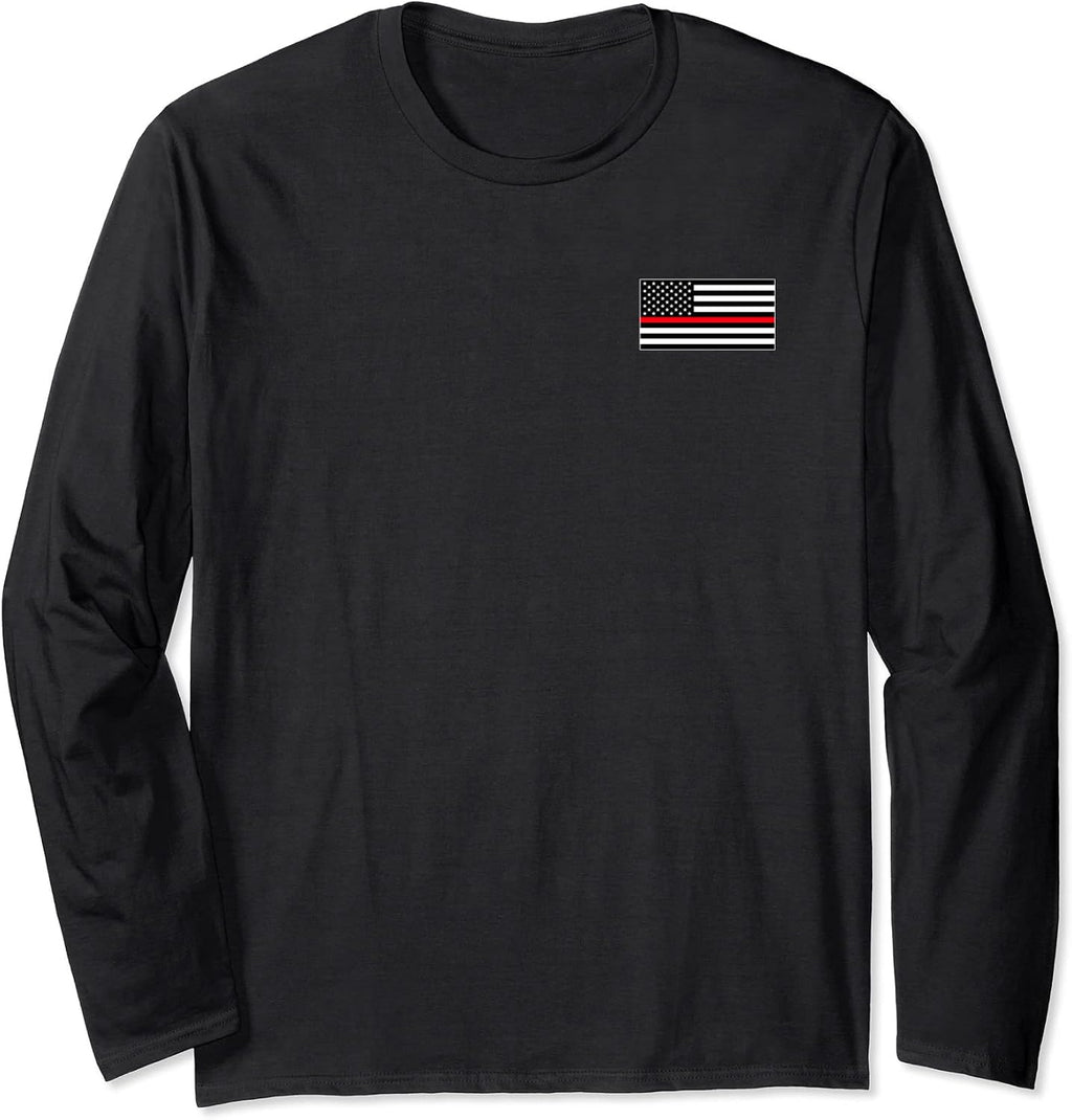THIN RED LINE US AMERICAN FLAG SUPPORT FIREFIGHTER