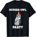 Superb Owl Party Funny Retro Gift Tee