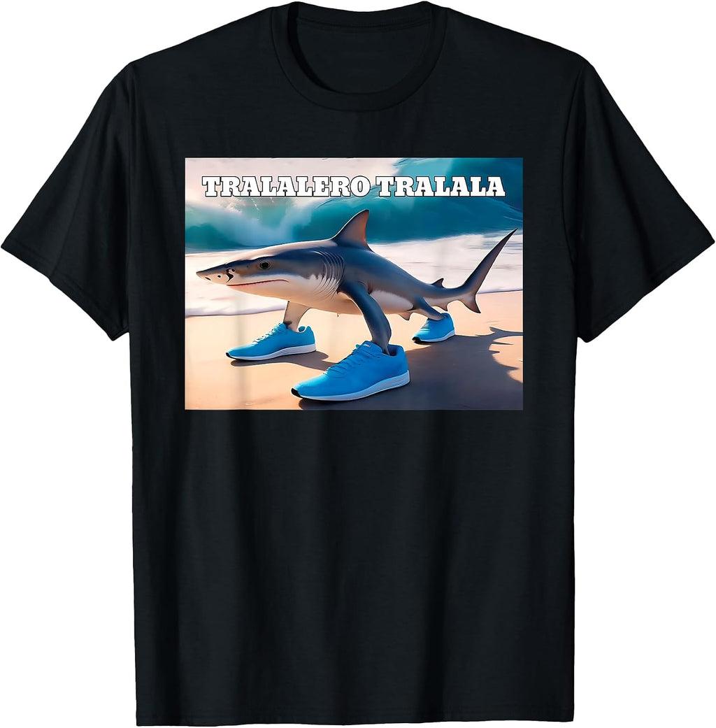 Shark With Shoes Meme Shirt