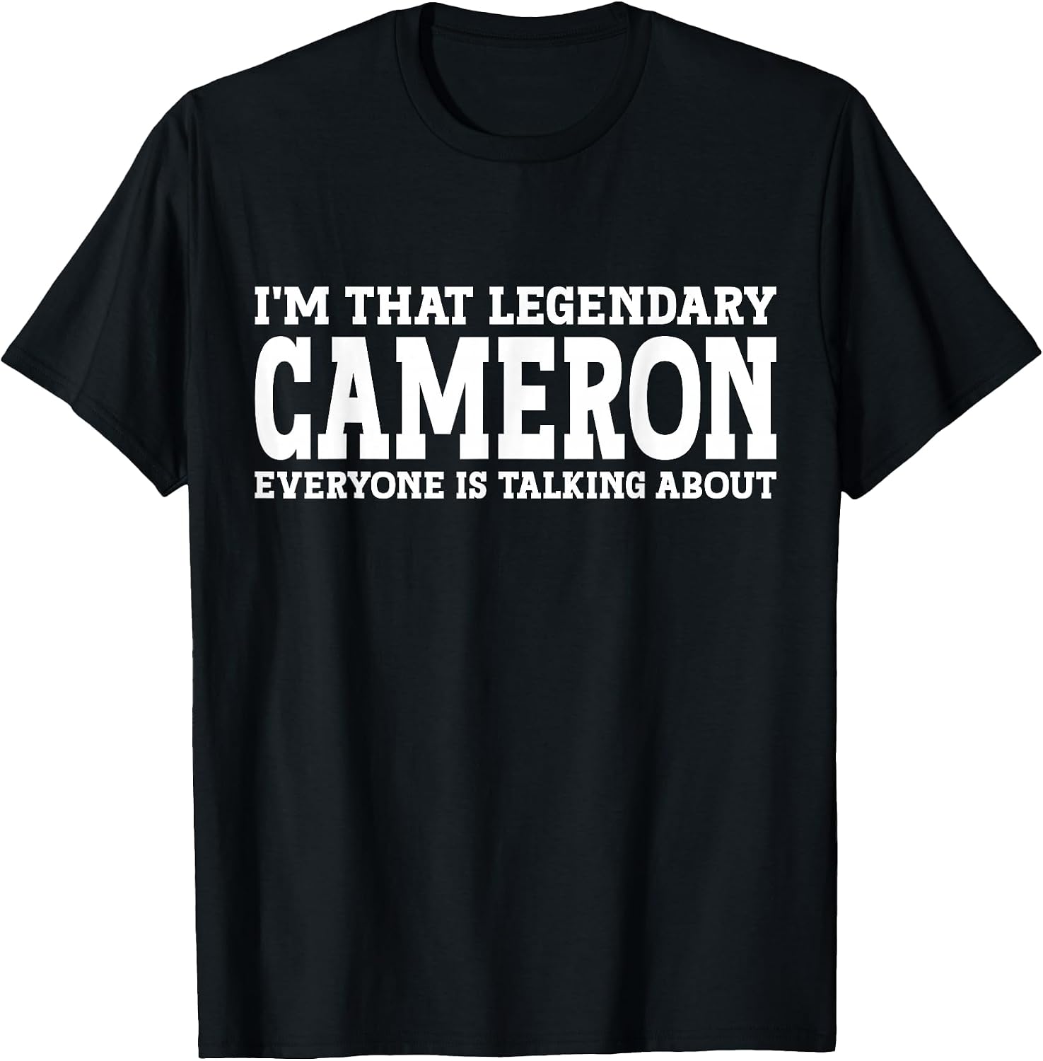 Cameron Gifts Cameron Tee Men Name Birthday Gifts