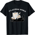 It's Accrual World Accountant Bookkeeper Cute Cat