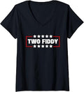 Women's Two Fiddy America 250 V-Neck T-Shirt