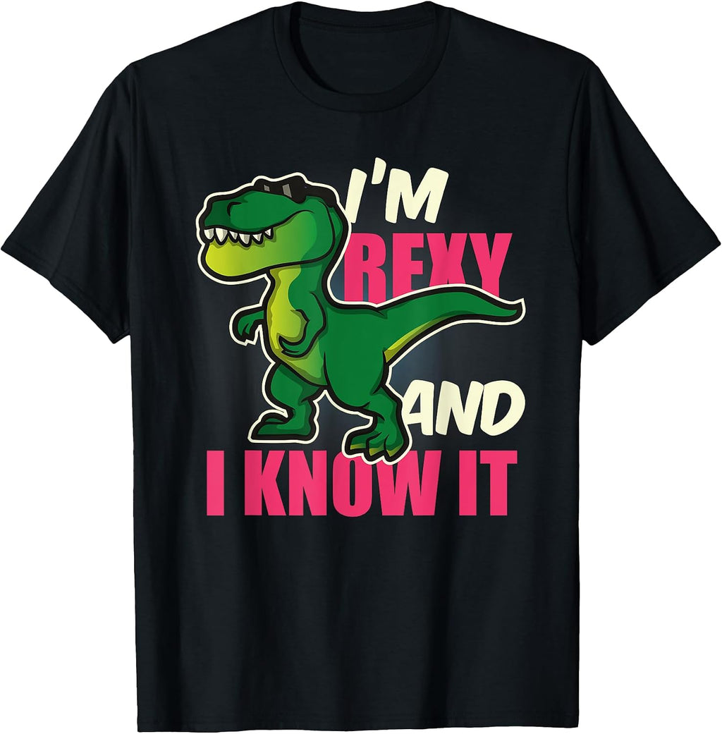 Funny Dinosaur T Rex Gift Shirts for Kids & Adults