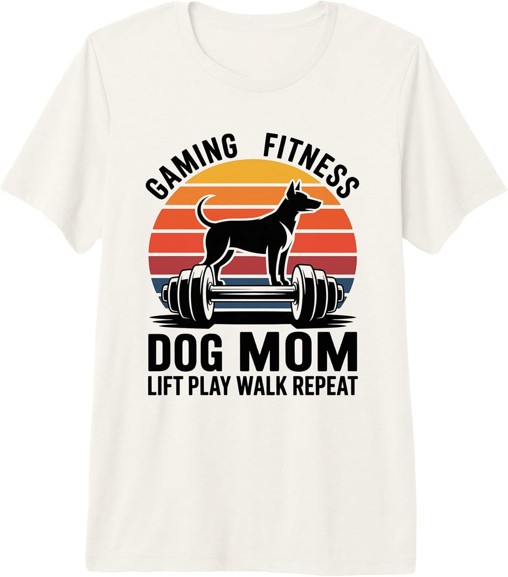 Gaming Fitness Sunset Retro