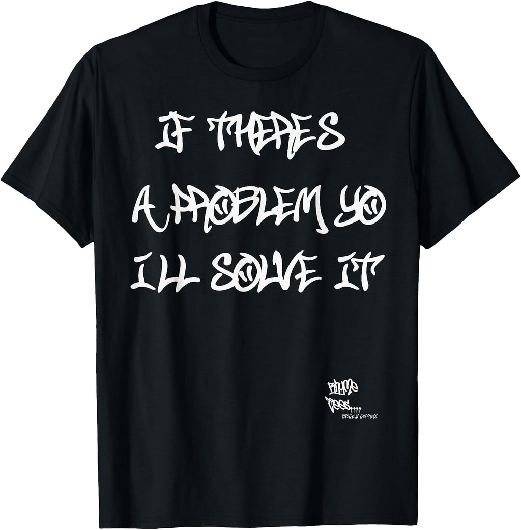 OLD SCHOOL RAP HIP HOP Merch YO I'll Solve it Quote 90's ICE T-Shirt