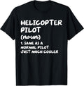 Funny Helicopter Pilot Typography Gifts