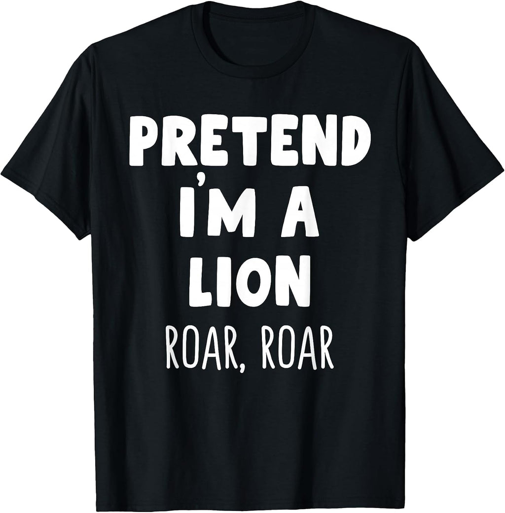 Funny Simple Lion Tee Shirts For Halloween