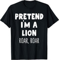 Funny Simple Lion Tee Shirts For Halloween
