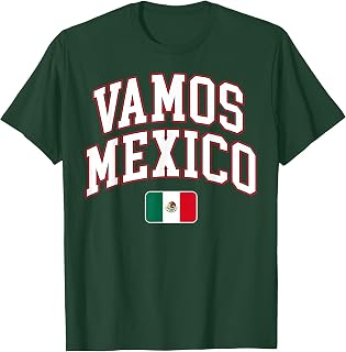 Vamos Mexico Flag Mexican Pride T-Shirt