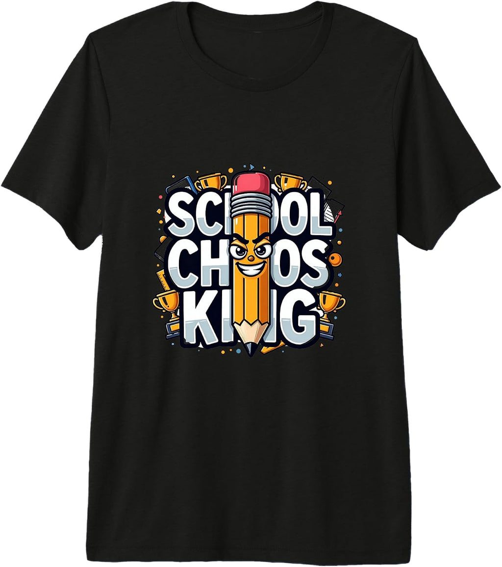 School Chaos King Funny Design