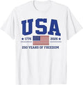 Patriotic USA -1776 2026, 250 Years of Freedom 4th of July T-Shirt