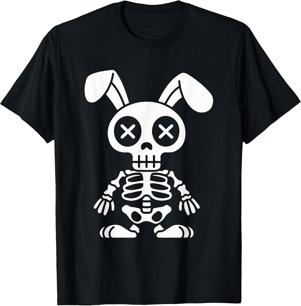 Twisted Dark Humor Skeleton Bunny Easter