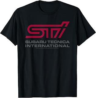 Tecnica International STI Distressed Logo Car Brand T-Shirt