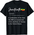 Juneteenth Tee Shirt June 19th 1865 Freedom Day Melanin T-Shirt