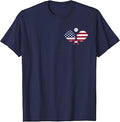 Front Back Pickleball Let Freedom Ring July 4th Pickleball T-Shirt
