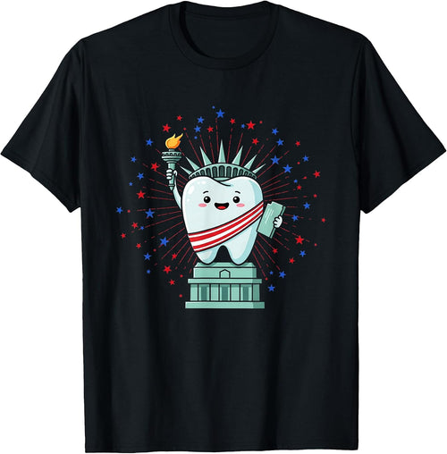 4th Of July Dental Patriotic American Flag
