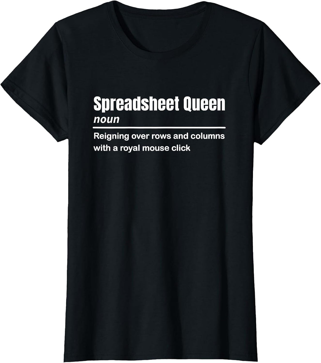 Spreadsheet Funny Accounting Shirts & Gifts