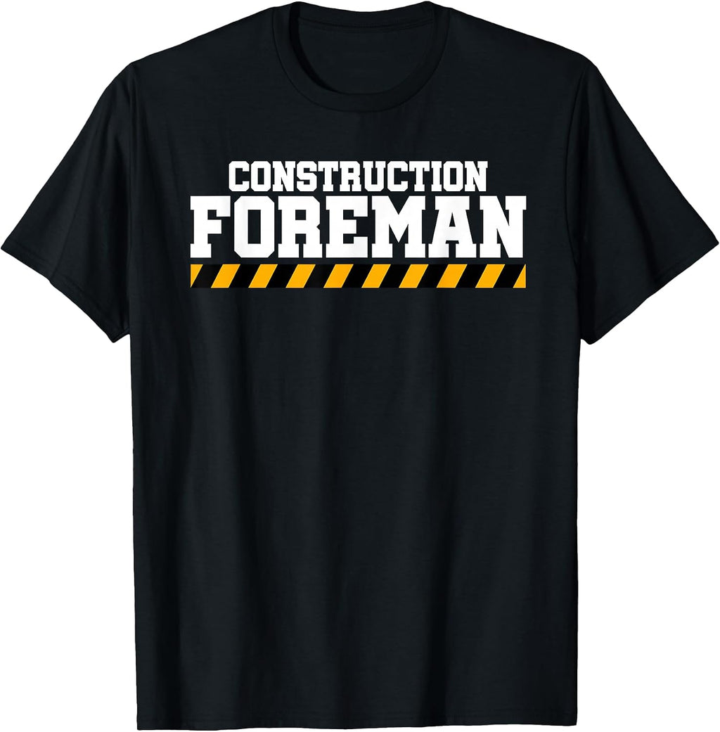 Construction Foreman Safety T-Shirts for Crew Workers T-Shirt