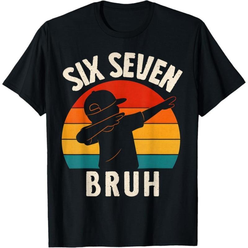 67 Meme 6 7 Numbers Dabbing Six Seven Bruh Funny Boys T-Shirt Hoodie, Sweatshirt | HypeDripTees.com