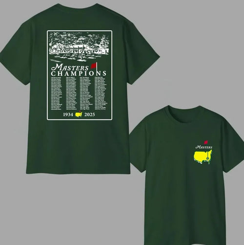 2025 Masters Tournament Augusta 91 Years Tee, Golf T-shirt Gifts for Men & Women