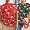Custom Face Ugly Christmas T-Shirt, Personalized Photo Shirt, Christmas Gifts