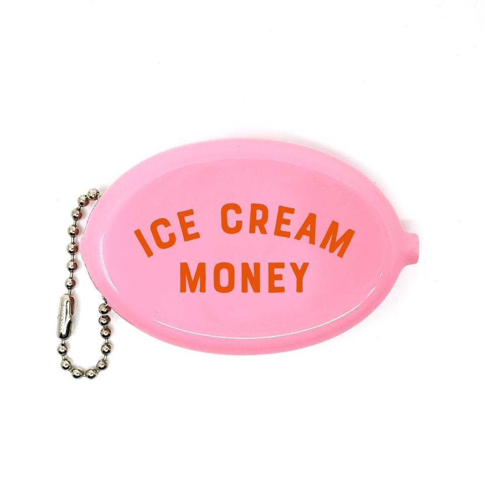 Rubber Squeeze Coin Pouch - Ice Cream Money