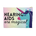 Hearing Aids are Magical Bag, Child’s Hearing Aid Accessories Pouch, Unicorn Hearing Aid Storage Bag, Kids Deaf Humor Bag, Gift For Deaf Kid