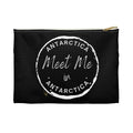 Flat Earth Meet Me In Antarctica Accessory Pouch