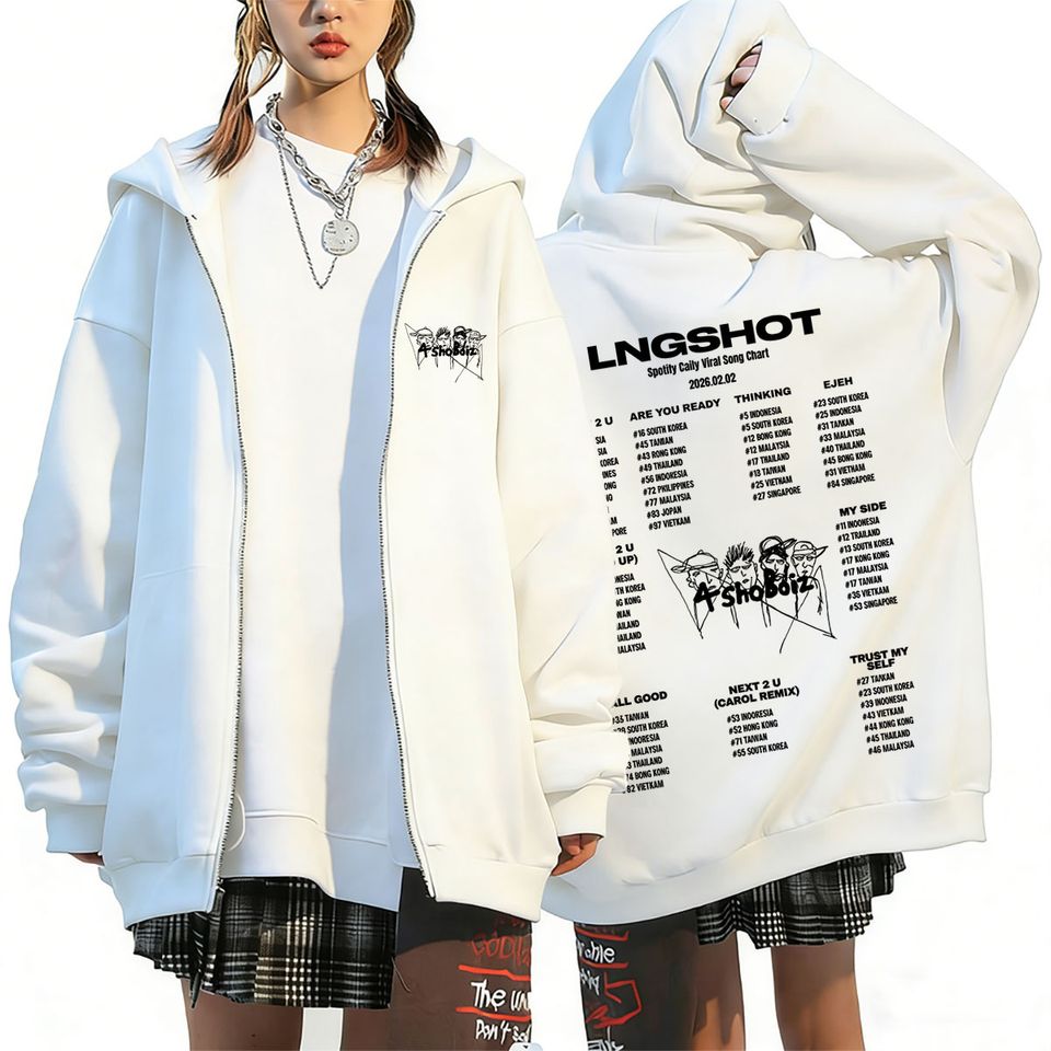 Korean Band Lngshot Jay Park 2026 Zipper Hoodie