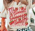 Sweet Summer Time Strawberry  - Cream Tee