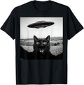 Black Cat Selfie Apparel Gifts Graphic Tee