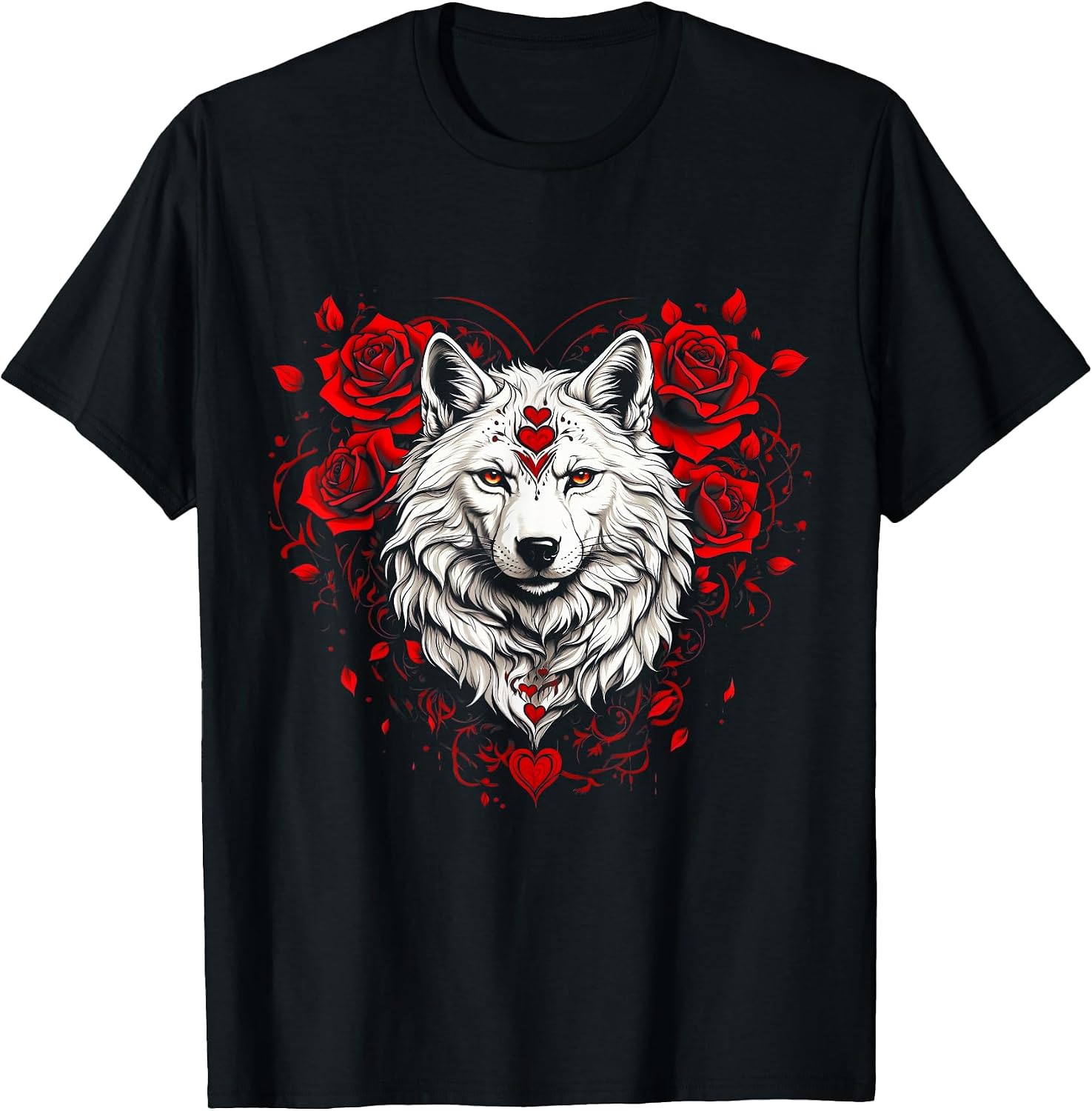 Floral Rose Wolf Clothing Gifts