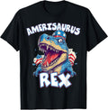 Dinosaur 4th of July T Shirt Kids Boys Men Shirts