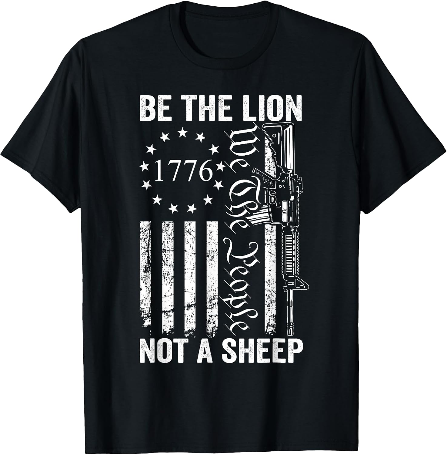 Be The Lion Not A Sheep 2nd Amendment AR15 Apparel