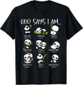 God Says I Am Kawaii Panda Lover Christian Bible