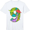 9th Birthday Nine Years Old Dinosaur Theme Party Aesthetic Performance T-Shirt