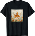 Octopus Flowers With Hearts Around Boho Merch