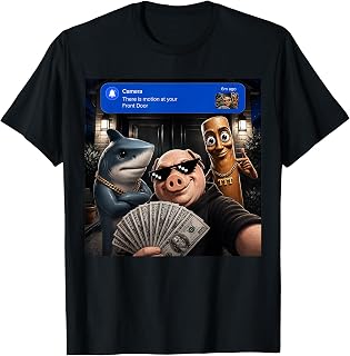 There is Motion at Your Front Door Funny Brainrot Meme T-Shirt