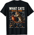 What Cats Really Think Funny Physics Cat Science T-Shirt