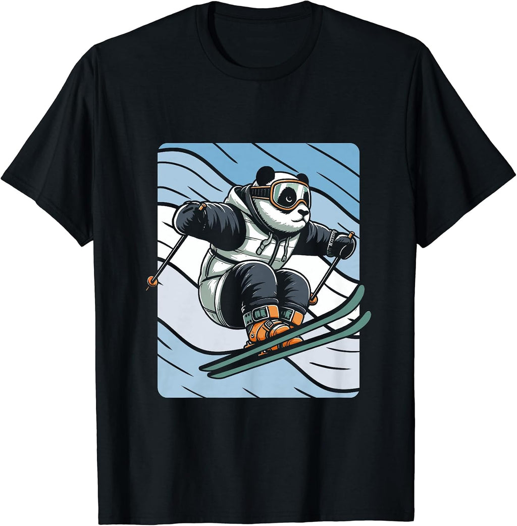 Ski Panda Downhill Skiing Wintersports