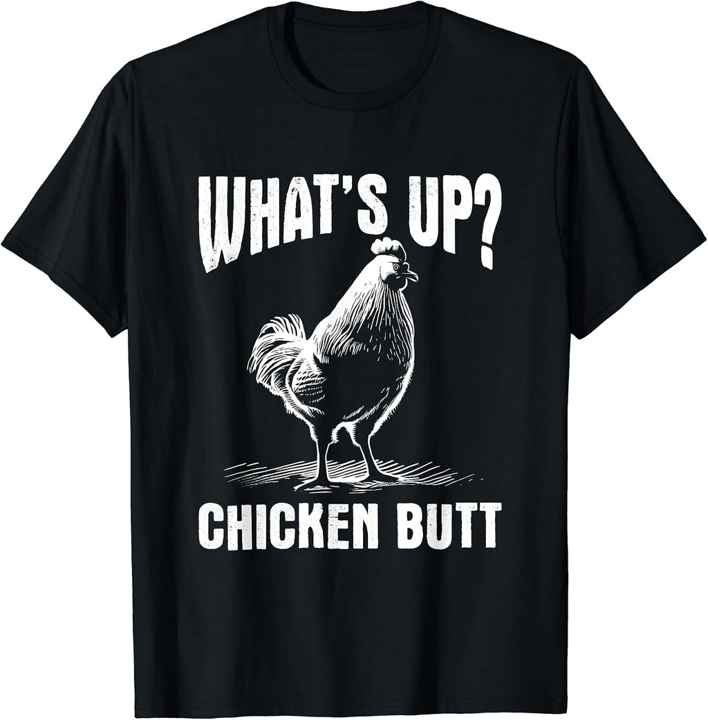 Guess What Chicken Butt Funny Farmer Gifts