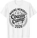 Funny Cousin Camp 2026 Bestie Best Friend Matching BFF T-Shirt