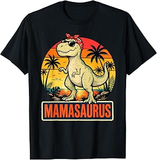 Mamasaurus T Rex Dinosaur Mothers Day Mommy Mom Mama Saurus T-Shirt