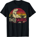 Theo Saurus Funny Personalized Dinosaur T Rex Name