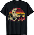 Preston Saurus Funny Personalized Dinosaur T Rex