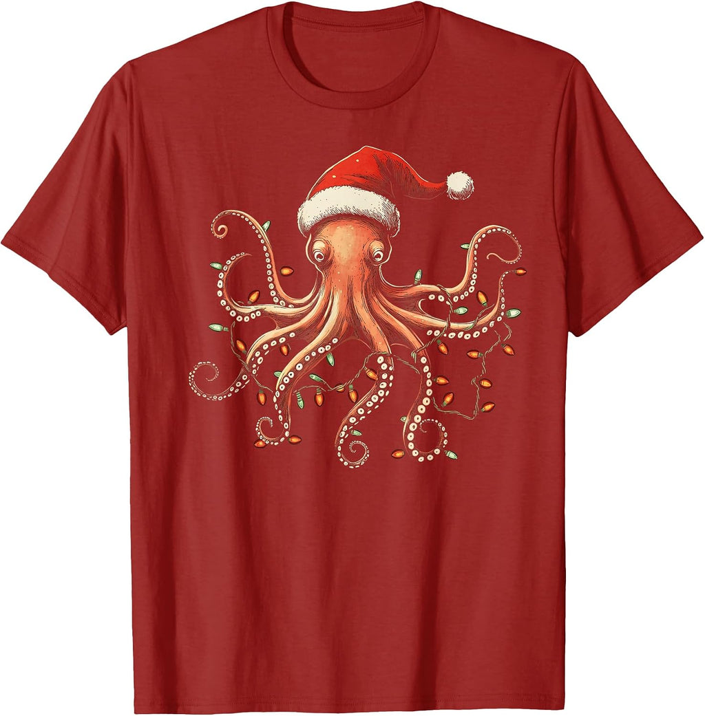 Octopus Squid Christmas Hat Xmas Gifts