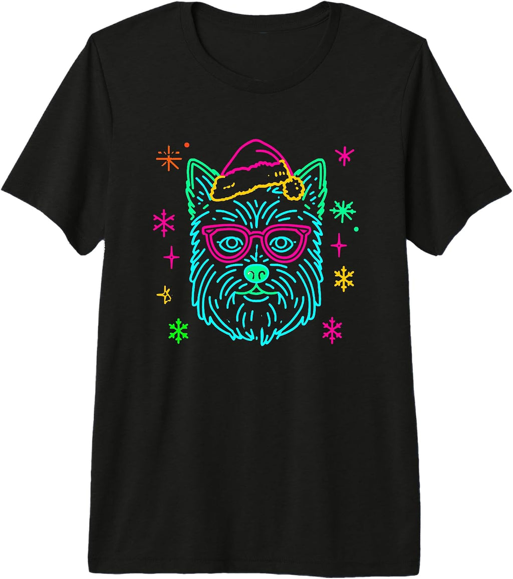 Playful Yorkshire Terrier Lover Graphics Pink