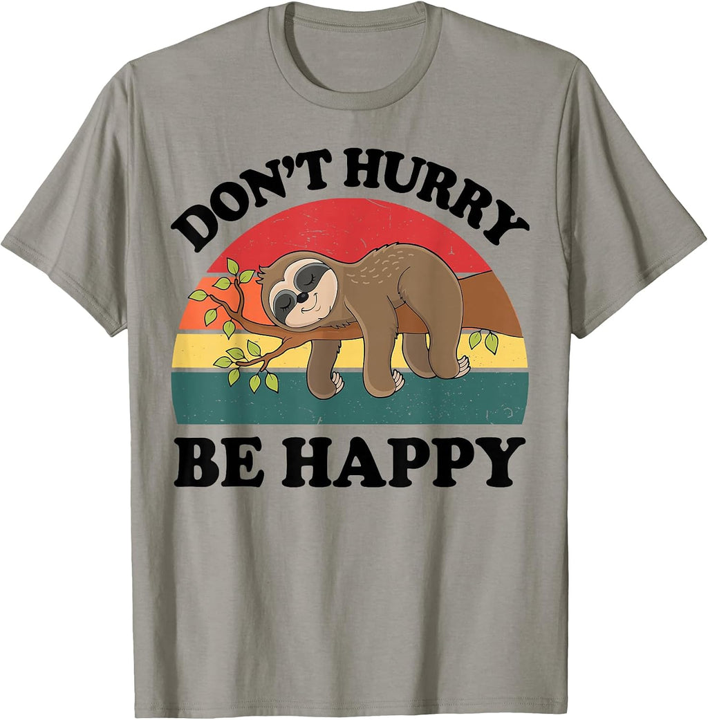 Sloth T Shirts for Men Women Funny Mom Dad Toddler